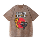 Ramen Vintage Wash Japanese Design T-Shirt