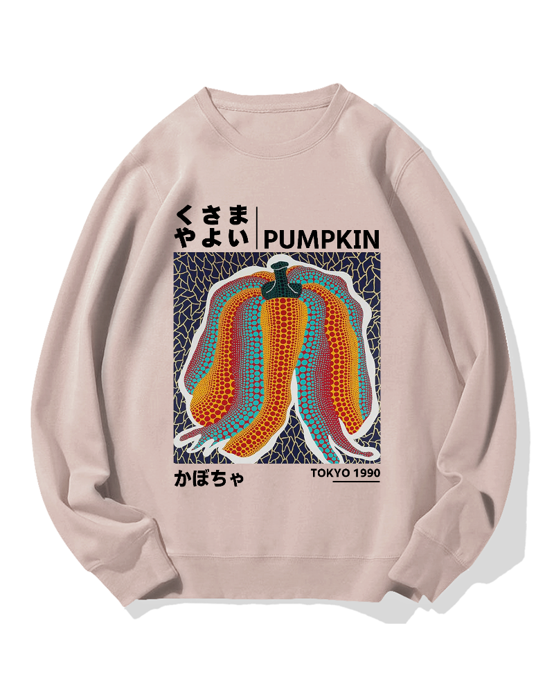 Japanese Punpkin Cotton Sweatshirt