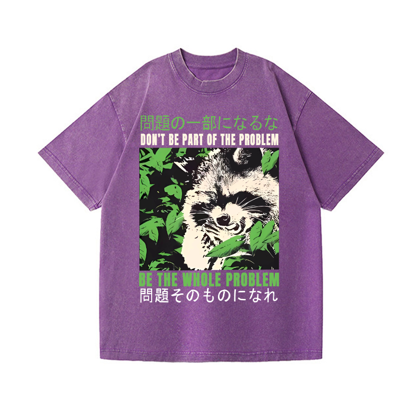 Be the Solution Vintage Wash Japanese Design T-Shirt