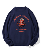 Dotonbori Octpus Cotton Sweatshirt