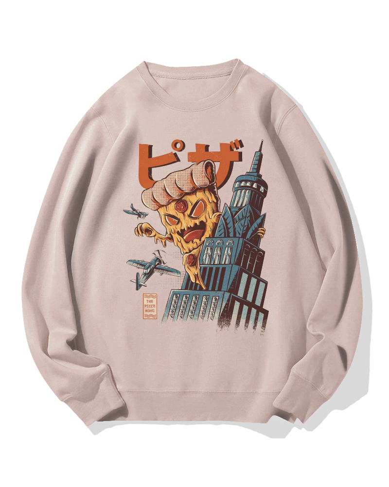 Pizza Monster Cotton Sweatshirt