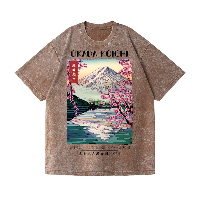 Okada Koichi Vintage Wash Japanese Design T-Shirt