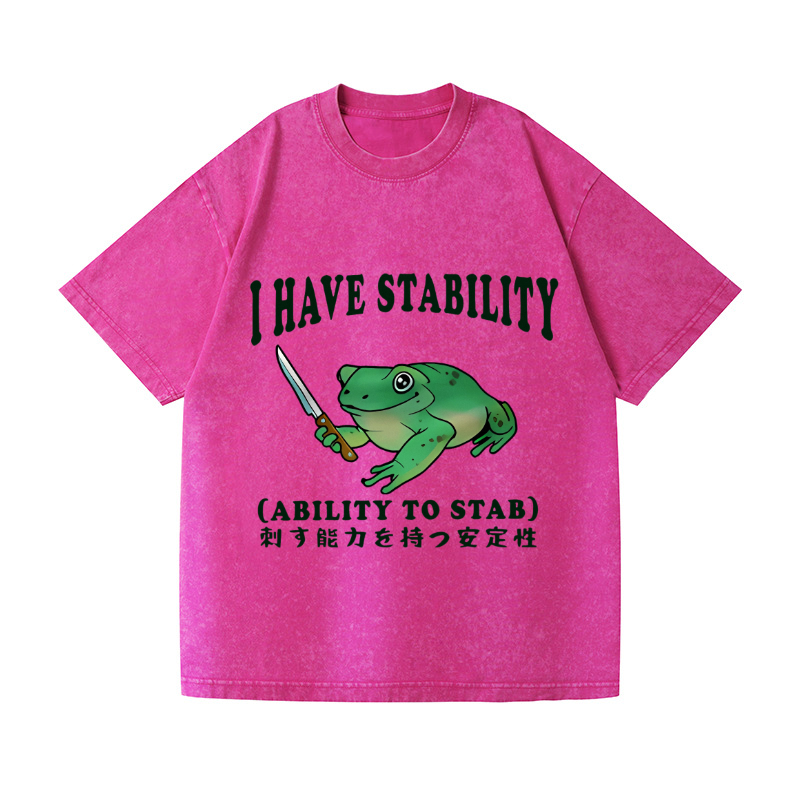 Frog Vintage Wash Japanese Design T-Shirt