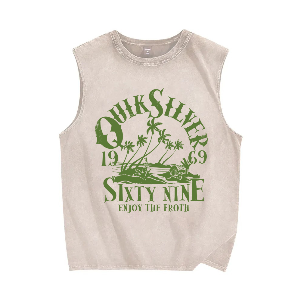 Christian Snowflake Washed Vest 2505001058