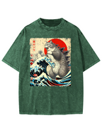 Catzilla Vintage Washed T-shirt