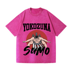Yokozuna The Highest Honor in Sumo Vintage Wash Japanese Design T-Shirt