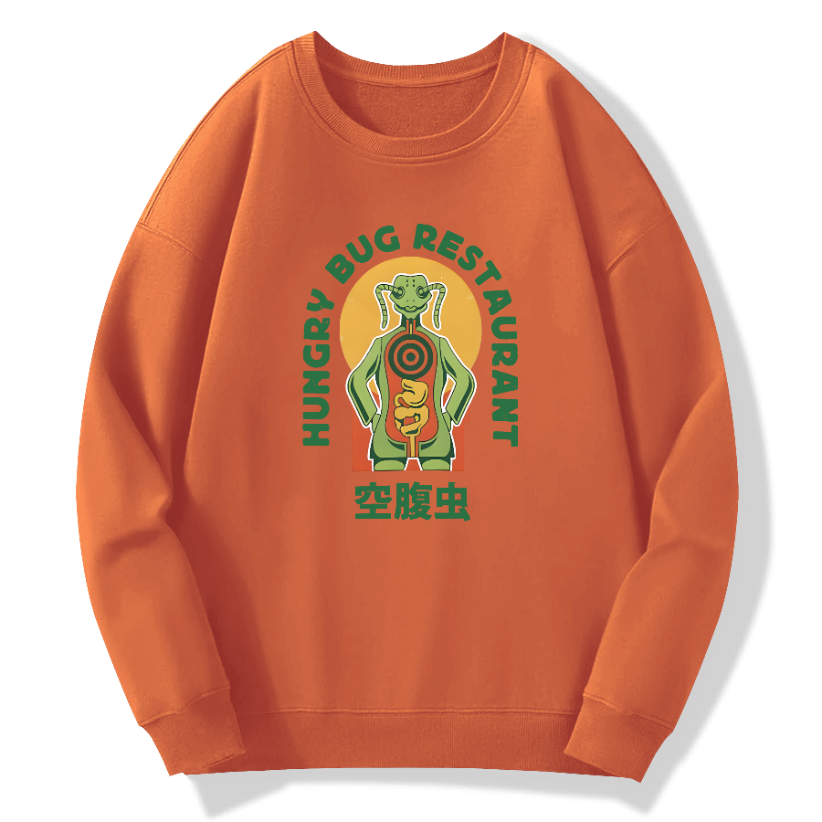 Fasting insect Japanese style Cotton Pullover Sweatshirt