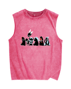 Solo Leveling Vintage Distressed Washed Tank Top