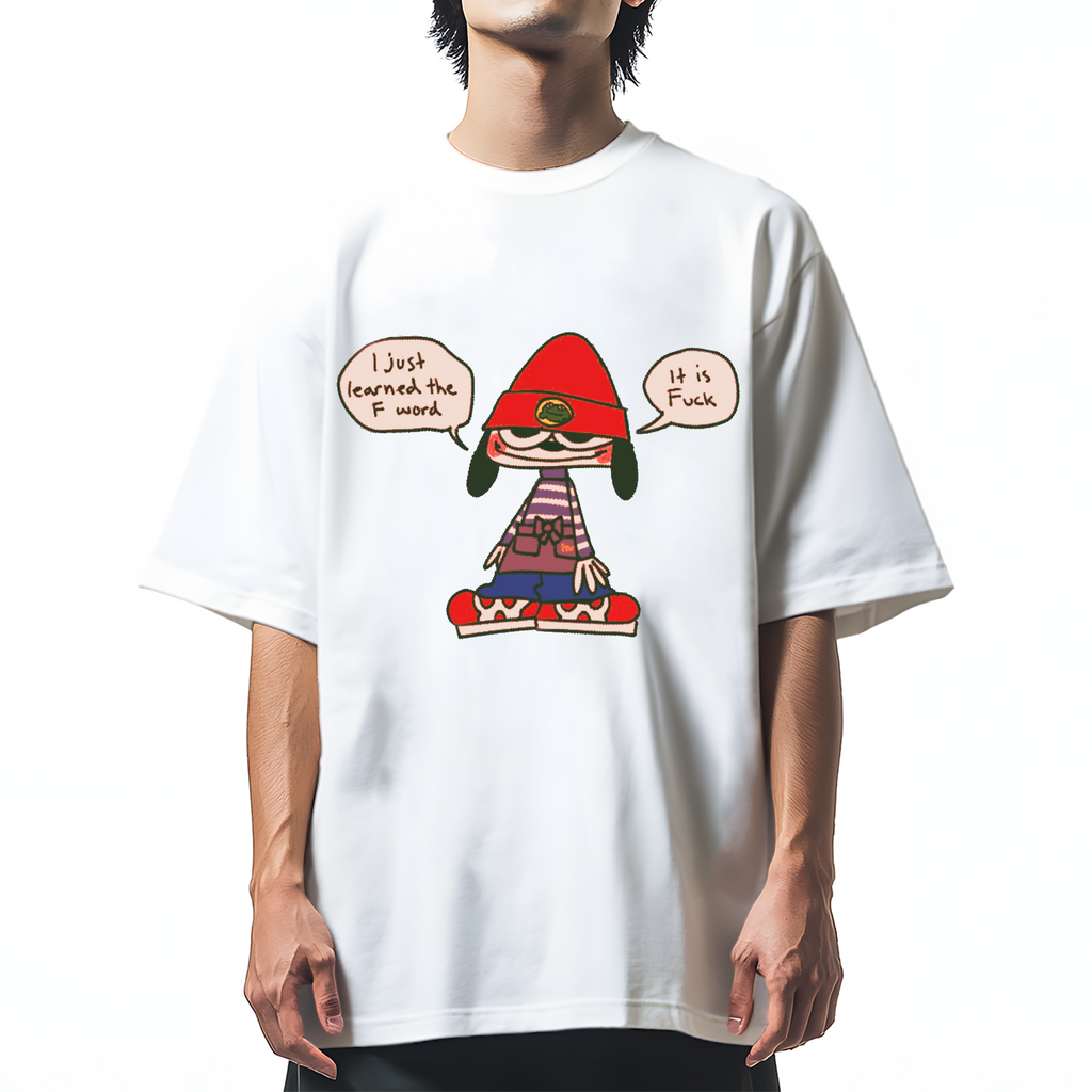 PaRappa the Rapper Cotton casual T-shirt