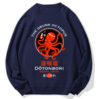 Dotonbiri Octopus Geek Cotton Sweatshirt