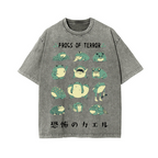 Frog Vintage Wash Japanese Design T-Shirt