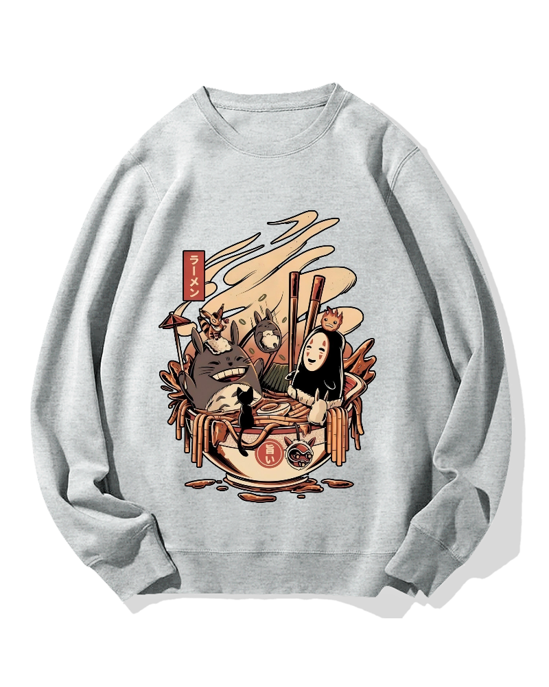Ramen Pool Party Cotton Sweatshirt