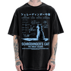 Schrodinger's cat escape plan Vintage Washed T-shirt