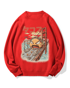 Taco Monster Cotton Sweatshirt