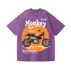 Honda Monkey 125cc Vintage Wash Japanese Design T-Shirt
