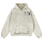 Octopus Vintage Washed Cotton Back Art Hoodie