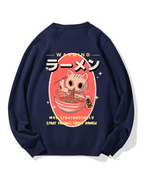 Ramen Cat Cotton Sweatshirt