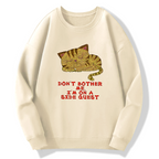 Don't bother me, I'm on a side quest Cotton Pullover Sweatshirt