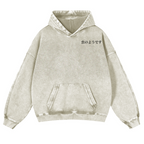 Snug Cat Vintage Washed Cotton Back Art Hoodie