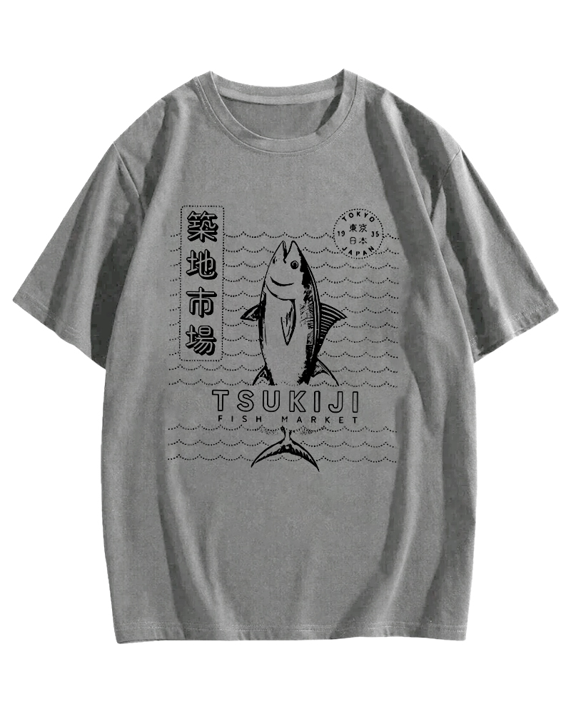 Tuna at Tsukiji Market in Tokyo, Japan T-shirt