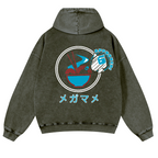 Ramen Vintage Washed Cotton Back Art Hoodie