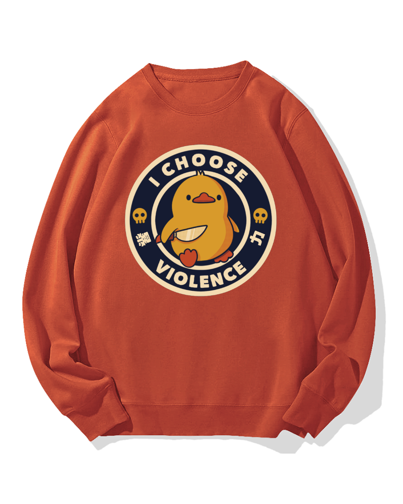 Violent Duck Cotton Sweatshirt