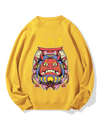 Japanese Daruma Cotton Sweatshirt