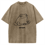 Arson Frog Vintage Washed T-shirt