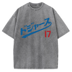 LA Baseball 17 Vintage Washed T-shirt