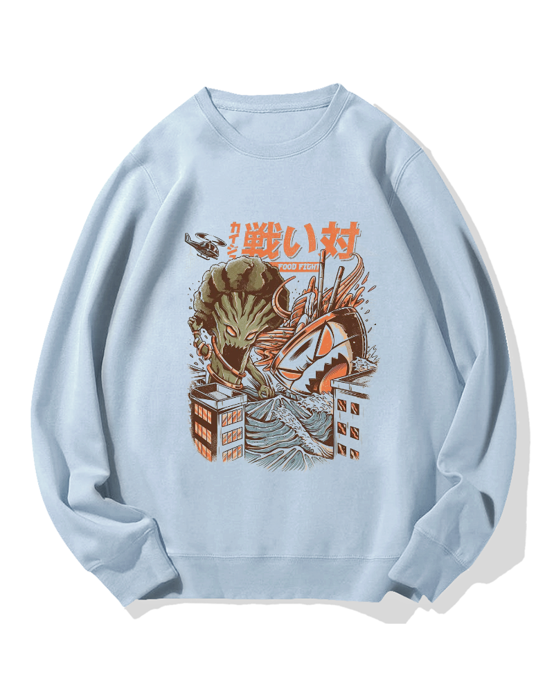 Jpanese Food FIght Cotton Sweatshirt