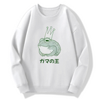 Toad King Cotton Pullover Sweatshirt