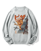 Pizza Monster Cotton Sweatshirt