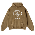 Monster Hunter Rise Vintage Washed Thick Cotton Hoodie