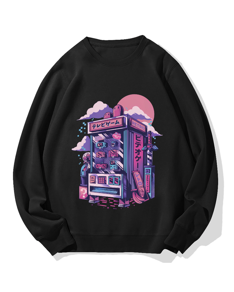 Japanese Video Game Cotton Sweatshirt