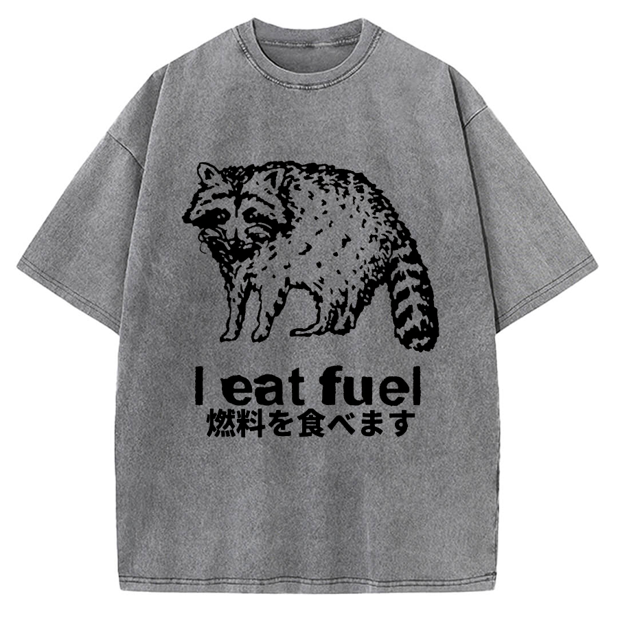 Eat Fuel Raccoon Vintage Washed T-shirt