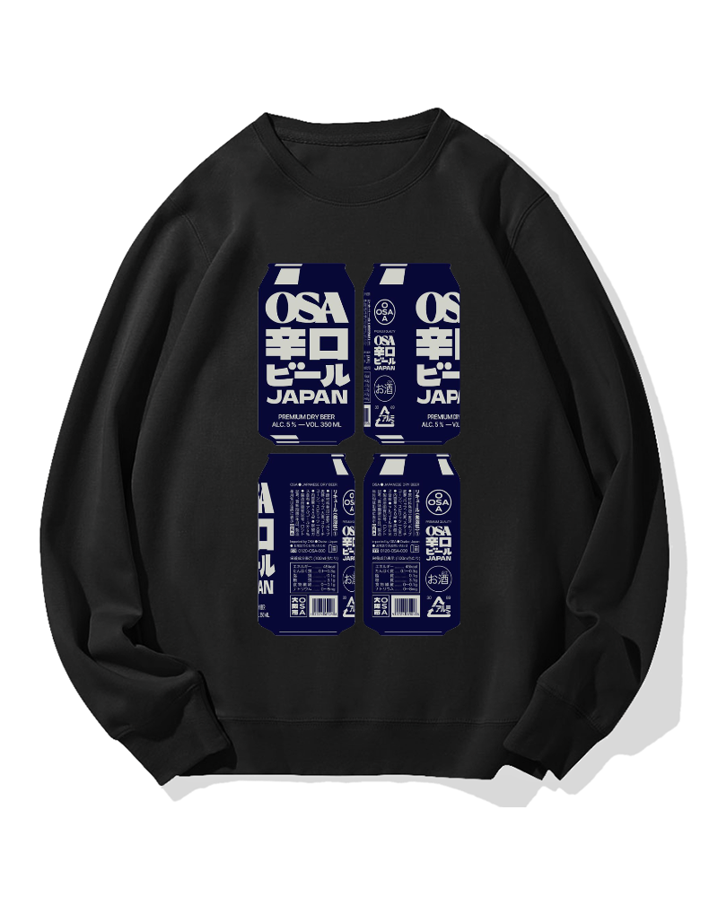 Japan Osa Beer Cotton Sweatshirt