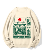 Osaka Fushimi-Inari Taisha Cotton Sweatshirt