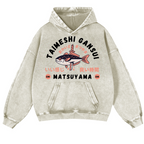 Taimeshi Gansui Vintage Washed Thick Cotton Hoodie