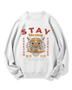 Stay Strong Tiger Cotton Sweatshirt