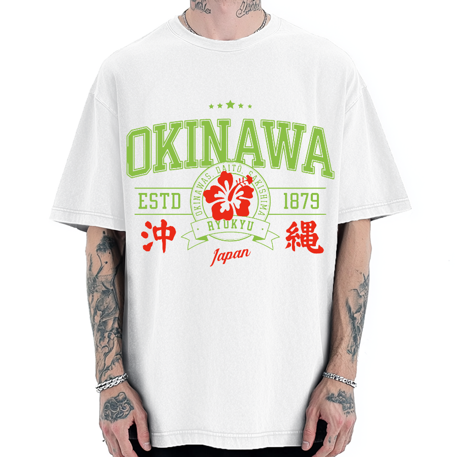 Okinawa JP Cotton casual T-shirt