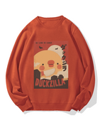 Duckzilla Cotton Sweatshirt