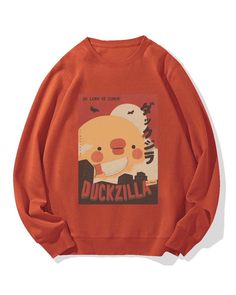 Duckzilla Cotton Sweatshirt