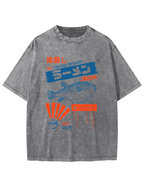 Retro Japanese Cuisine Vintage Washed T-shirt