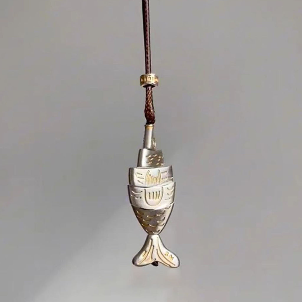 Deconstructed Fish Necklace