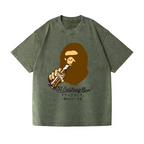Coca Cola Ape Vintage Wash Japanese Design T-Shirt