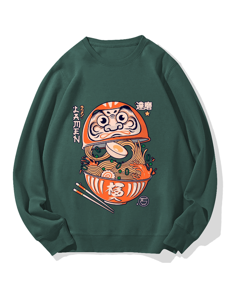 Daruma Ramen Cotton Sweatshirt