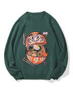 Daruma Ramen Cotton Sweatshirt