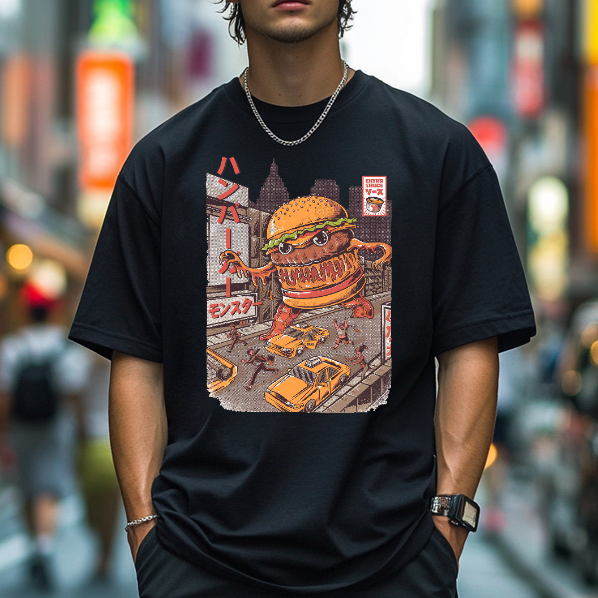 Hamburger Japanese Style Classic Tee