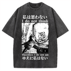 Thinking Kitten Vintage Washed T-shirt