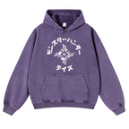 Monster Hunter Rise Vintage Washed Thick Cotton Hoodie